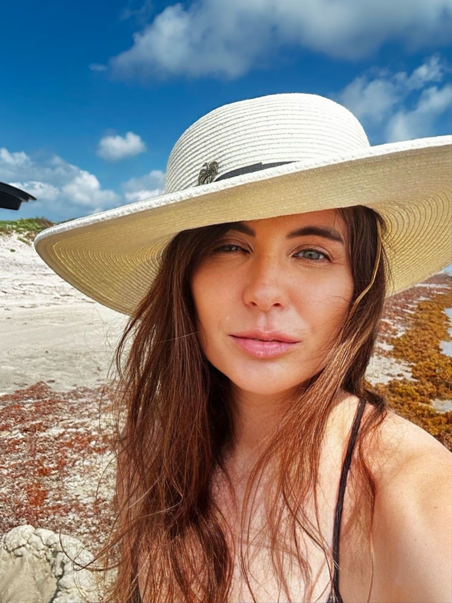 Perfect for some fun in the ☀️! With built in UPF 50+ sun protection, you can’t miss! The hat is from the brand sun ‘n’ sand and the suit is Victoria’s Secret! #summerstyle #summerhat #funinthesun #sunnsandhats   

#LTKSeasonal #LTKSummerEdit #LTKStyleTip