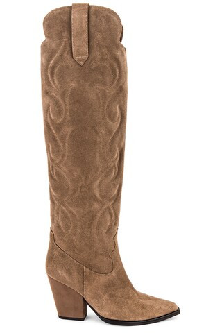 Jeffrey Campbell Amigos Lo Boot in Taupe Suede from Revolve.com | Revolve Clothing (Global)