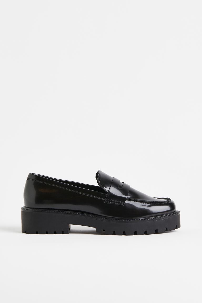 Chunky loafers - Black - Ladies | H&M GB | H&M (UK, MY, IN, SG, PH, TW, HK)