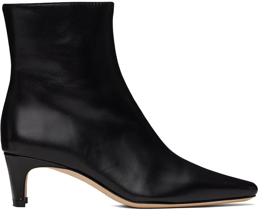 Staud - Black Wally Ankle Boots | SSENSE