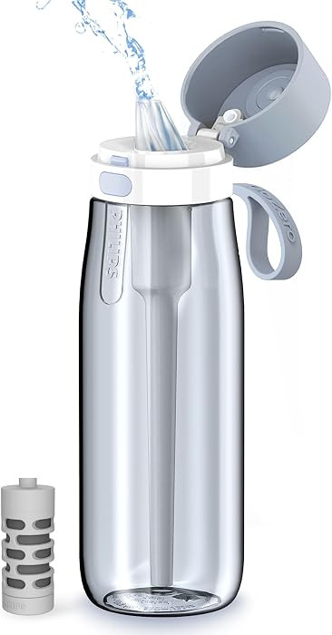 PHILIPS Filtered Water Bottle, Lightweight BPA-free Tritan Plastic Bottles with GoZero Everyday W... | Amazon (US)