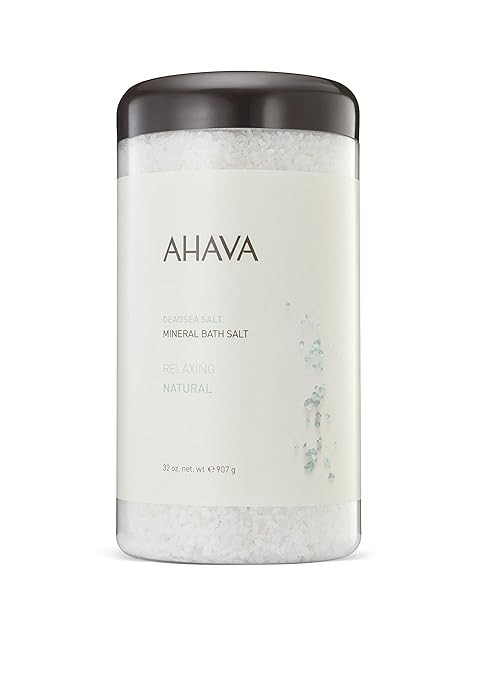 AHAVA Dead Sea Mineral Bath Salt- Intense Relaxation for Body & Mind, Elevates Moisture, Softens ... | Amazon (US)
