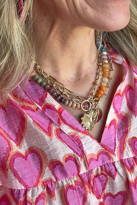 I get asked about these necklaces all the time. The exact colorful beaded one is some out, but there’s a very similar one on major sale I’m linking 

#LTKSaleAlert #LTKOver40 #LTKFindsUnder100