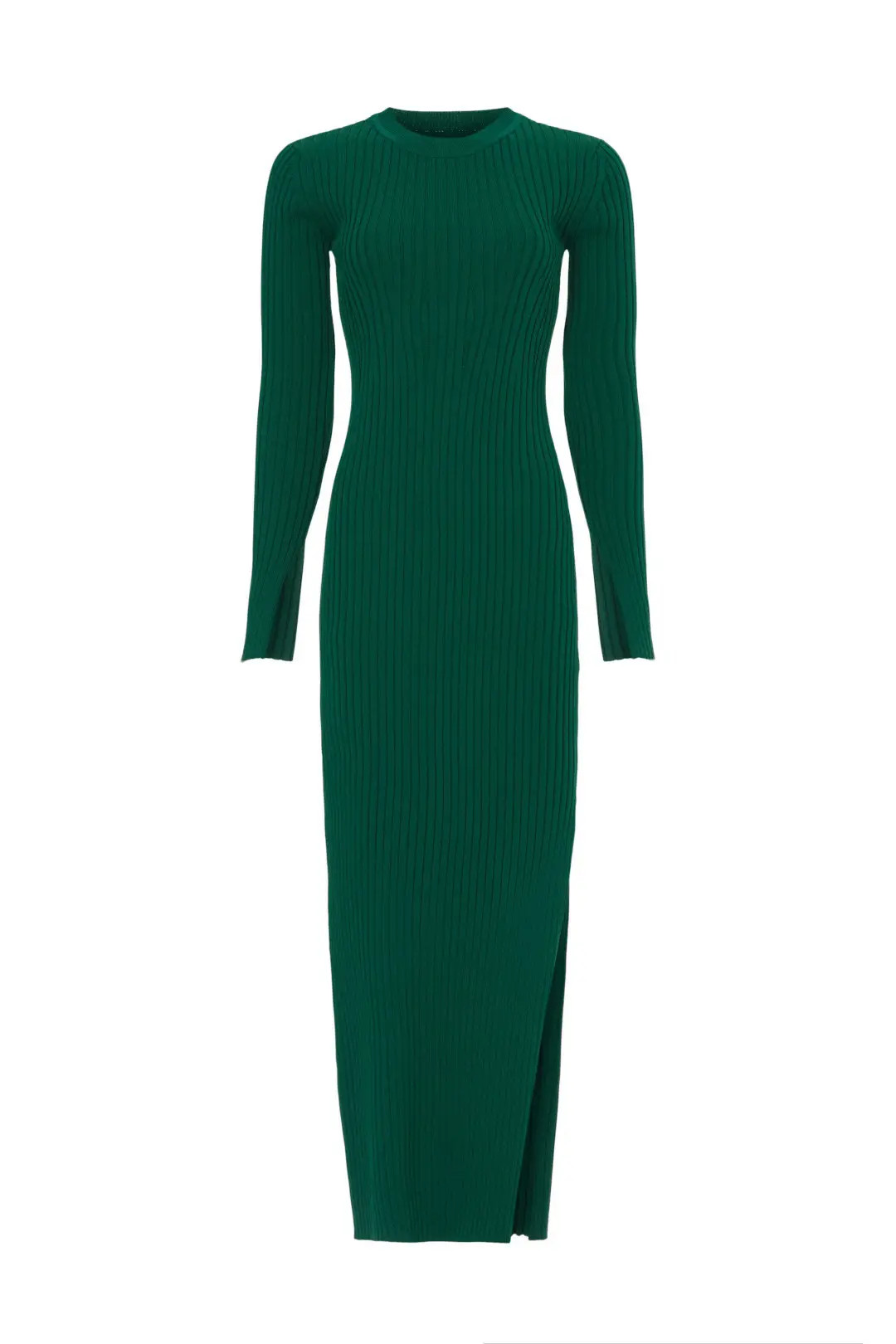 Marina Moscone Collective Green Midi Sweater Dress | Rent the Runway
