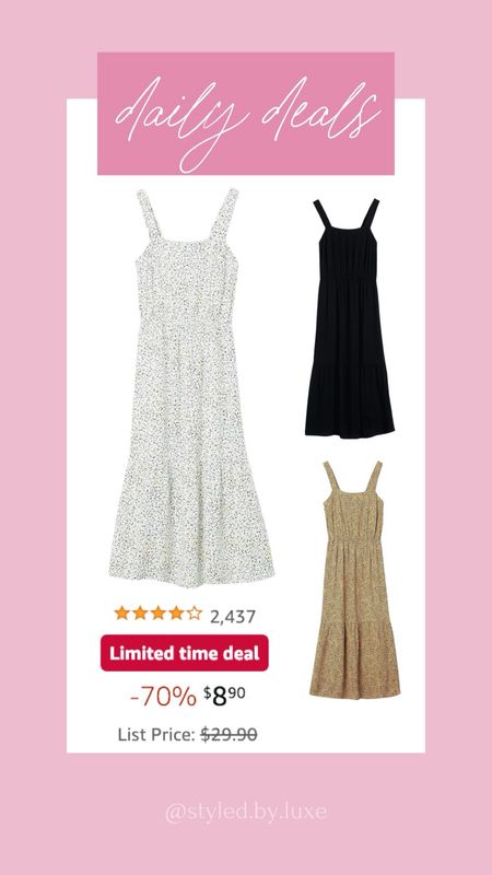 Amazon daily deals!

Amazon maxi dresses - Amazon basics - Amazon favorites - spring dresses 

#LTKstyletip #LTKSeasonal #LTKsalealert