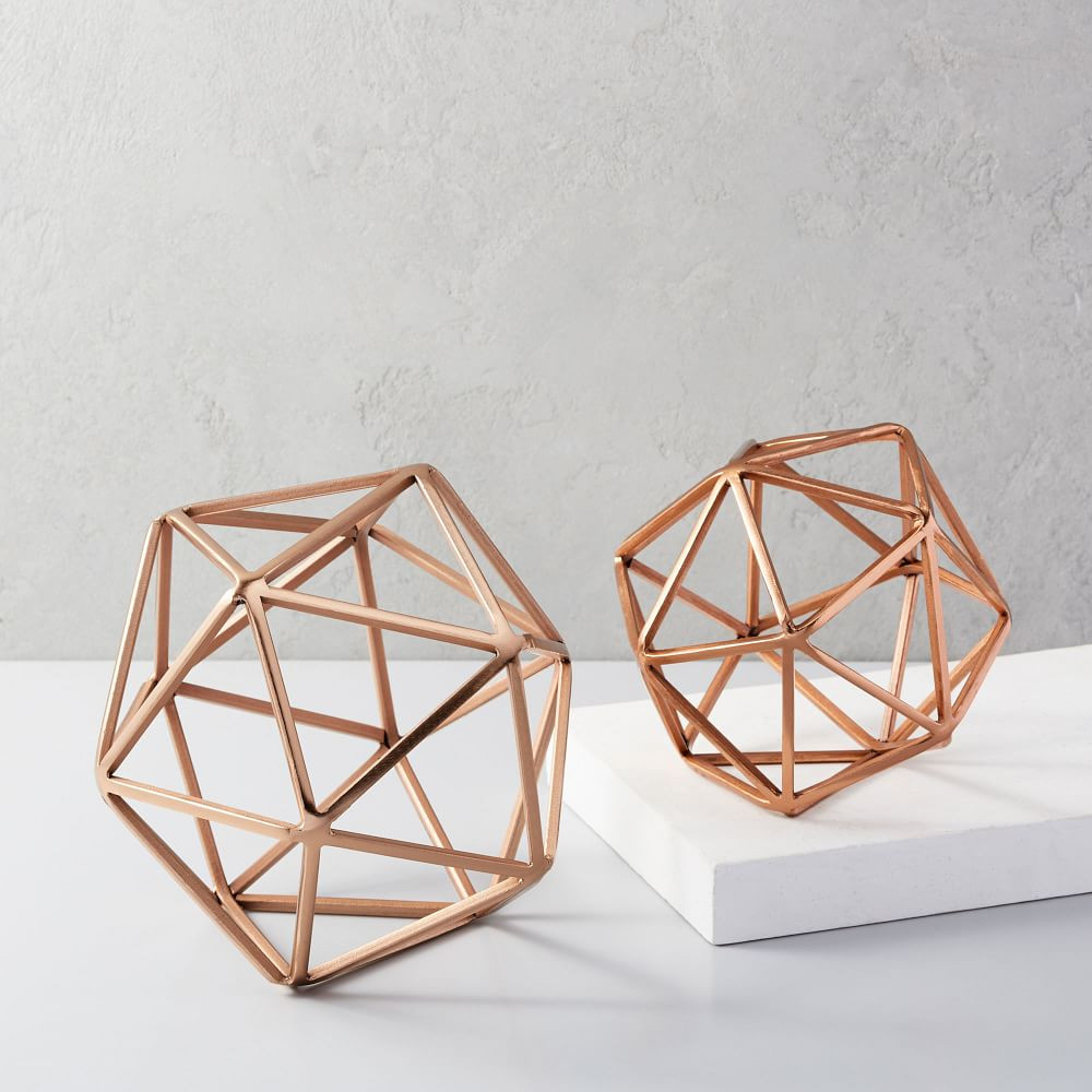 Brass Symmetry Decorative Objects | West Elm (US)