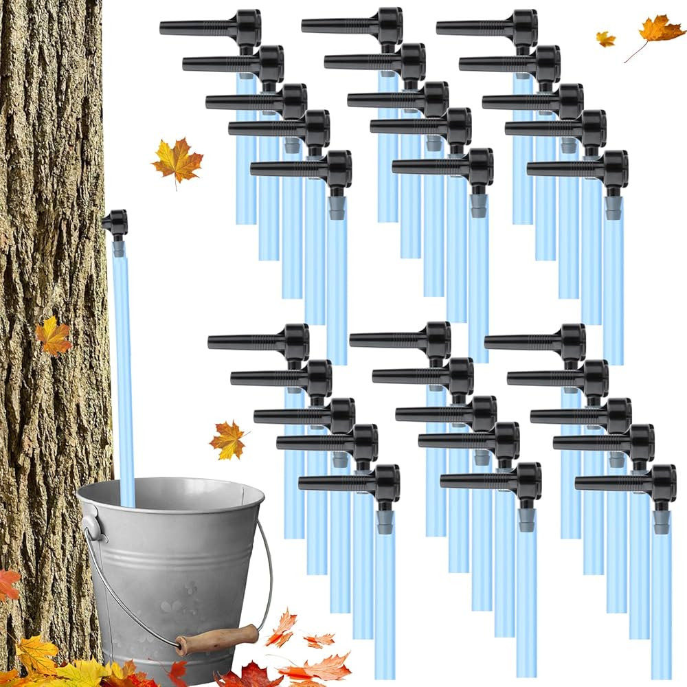 Maple Syrup Tapping Kit, Upgrade Maple Taps Set Include (30) Maple Syrup Taps, 66 -Ft Food Grade ... | Amazon (US)