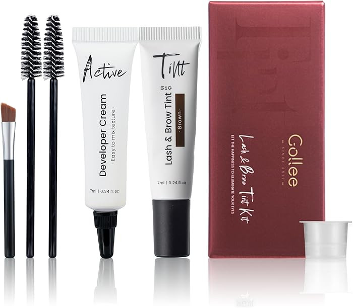 Lash Color Kit Brown Professional Lash and Brow Color Kit with Natural Effects Long Lasting Lasts... | Amazon (US)
