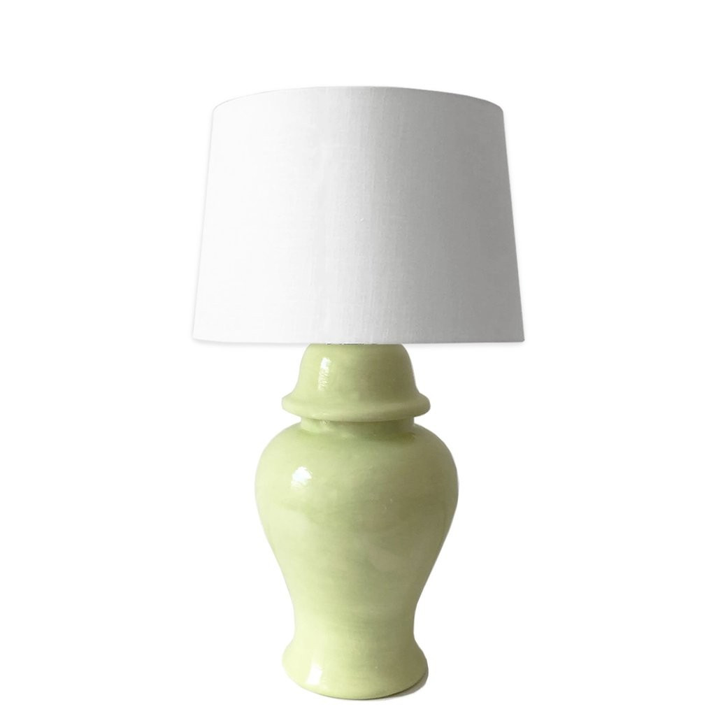 Spring Green Ginger Jar Lamps | Lo Home by Lauren Haskell Designs