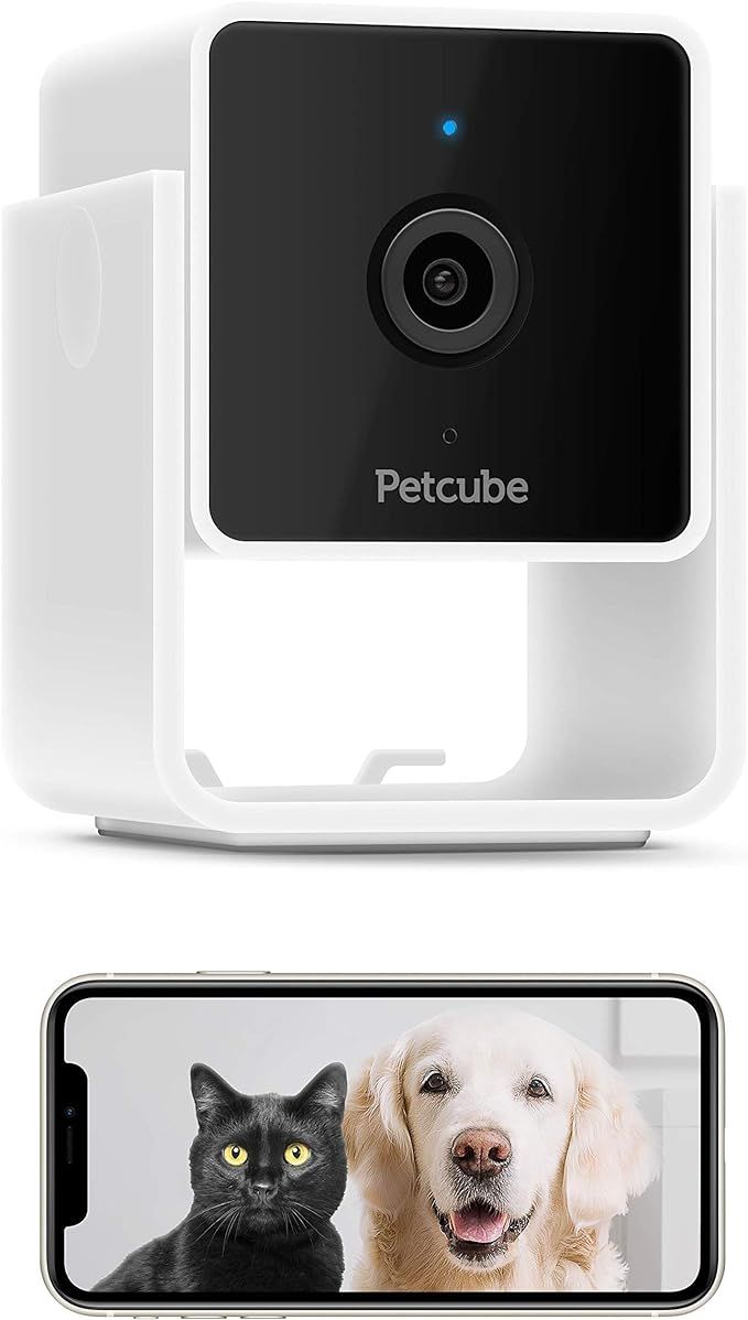 Petcube Cam Pet Monitoring Camera with Built-in Vet Chat for Cats & Dogs, Security Camera with 10... | Amazon (US)