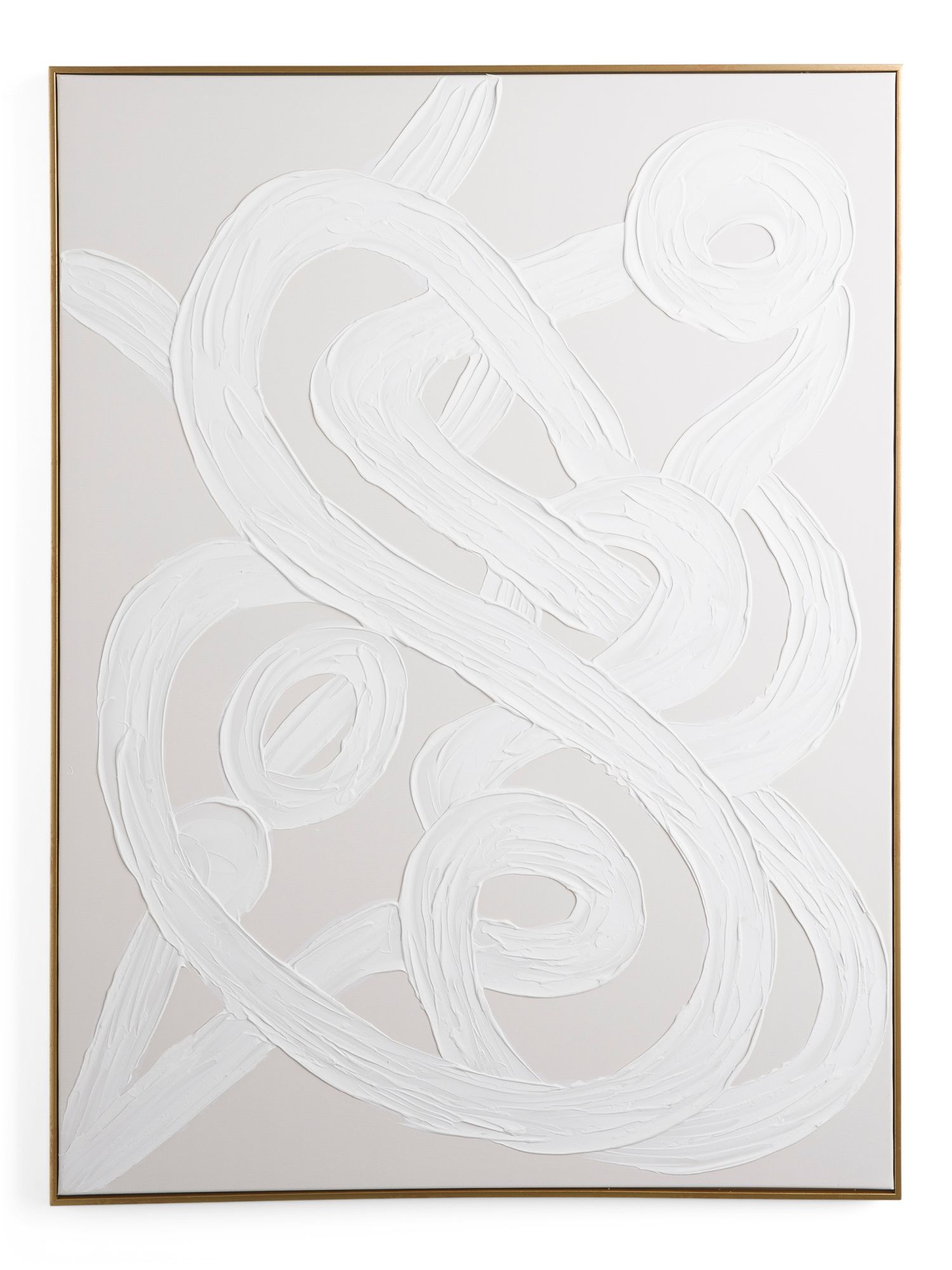 30x40 Tonal Plaster Loops Wall Art | TJ Maxx