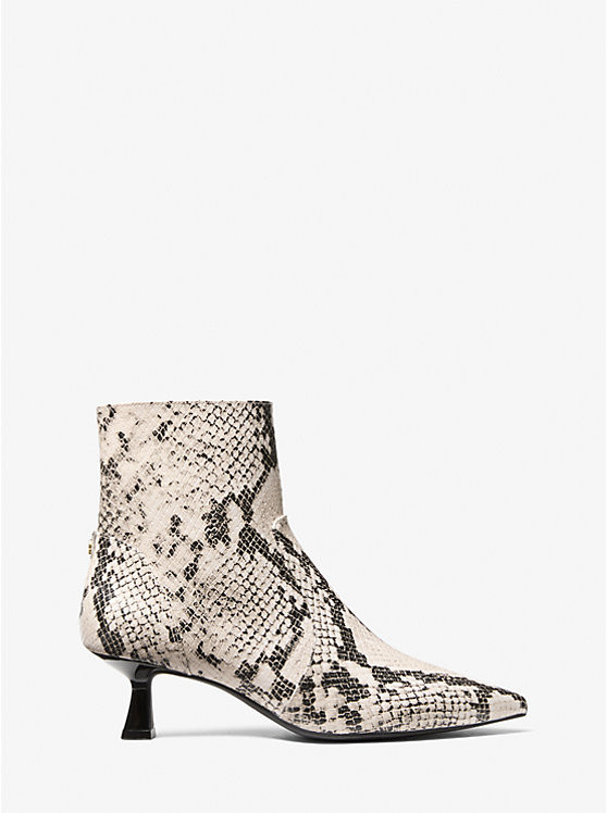 Amali Snake Embossed Boot | Michael Kors US
