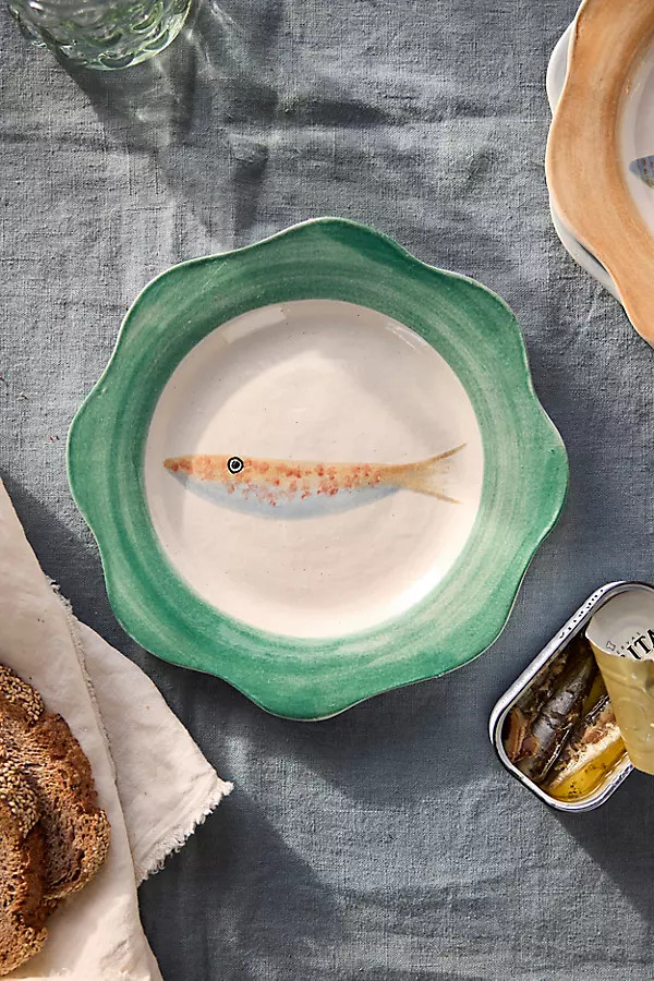 Fish Stoneware Plate | Anthropologie (US)