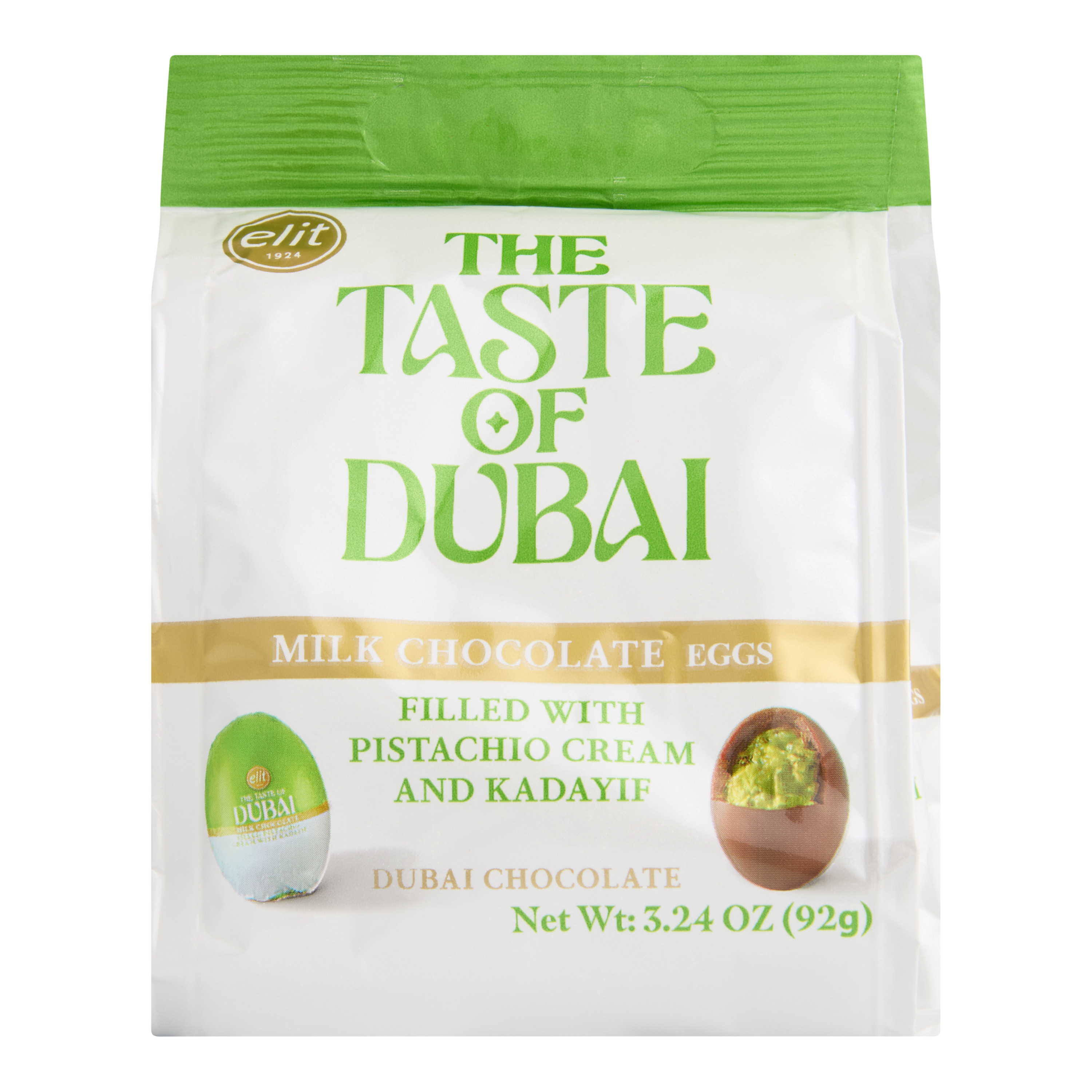Elit The Taste of Dubai Pistachio Kadayif Chocolate Eggs | World Market