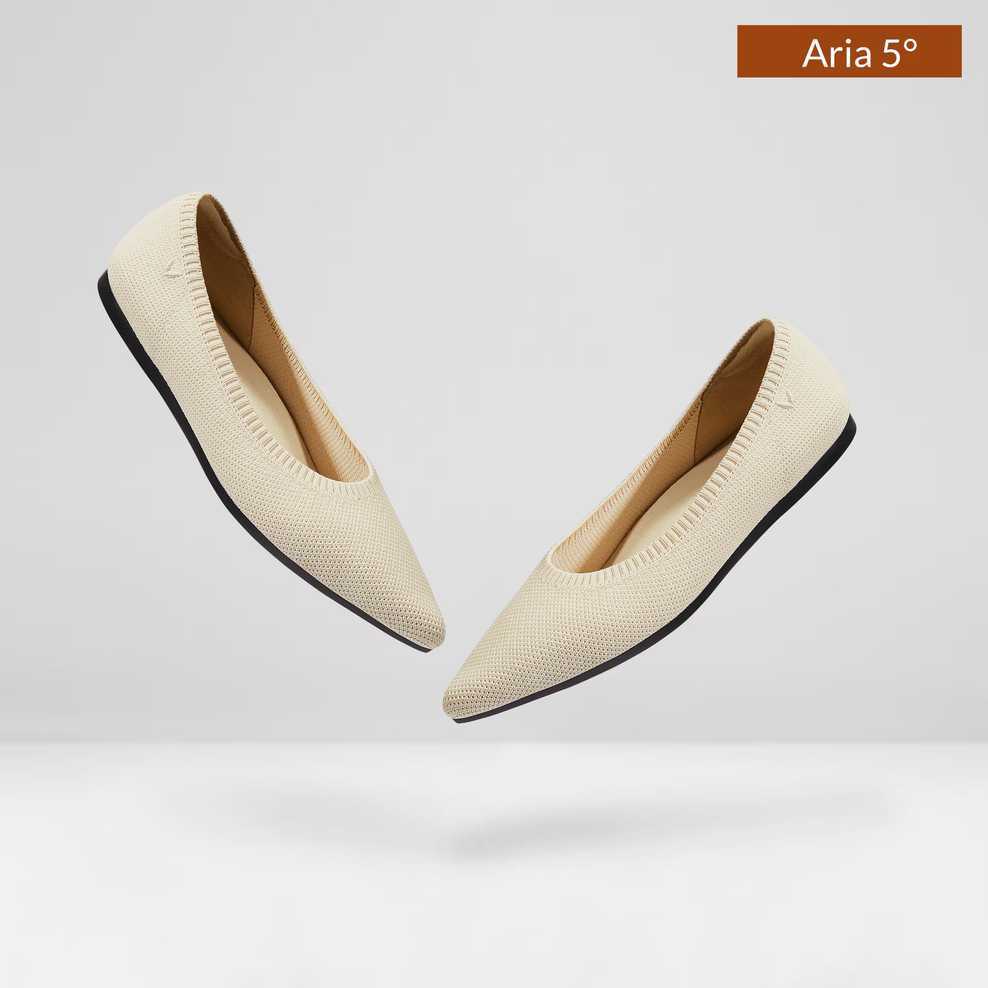Pointed-Toe Ballet Flats (Aria 5°) | VIVAIA