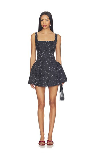 MORE TO COME Belina Mini Dress in Black,White. - size M | Revolve Clothing (Global)