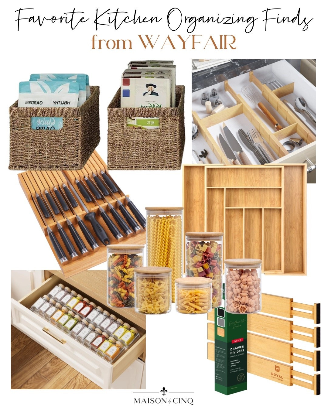 Find everything you need to organize your kitchen and pantry for the new year @wayfair!

#wayfairpartner #wayfair #newyearnewyou 

Kitchen organizing, drawer organizers, baskets, containers

#LTKFindsUnder50 #LTKHome