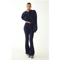 Navy Ultimate Sculpt Flare Yoga Pants | PrettyLittleThing US