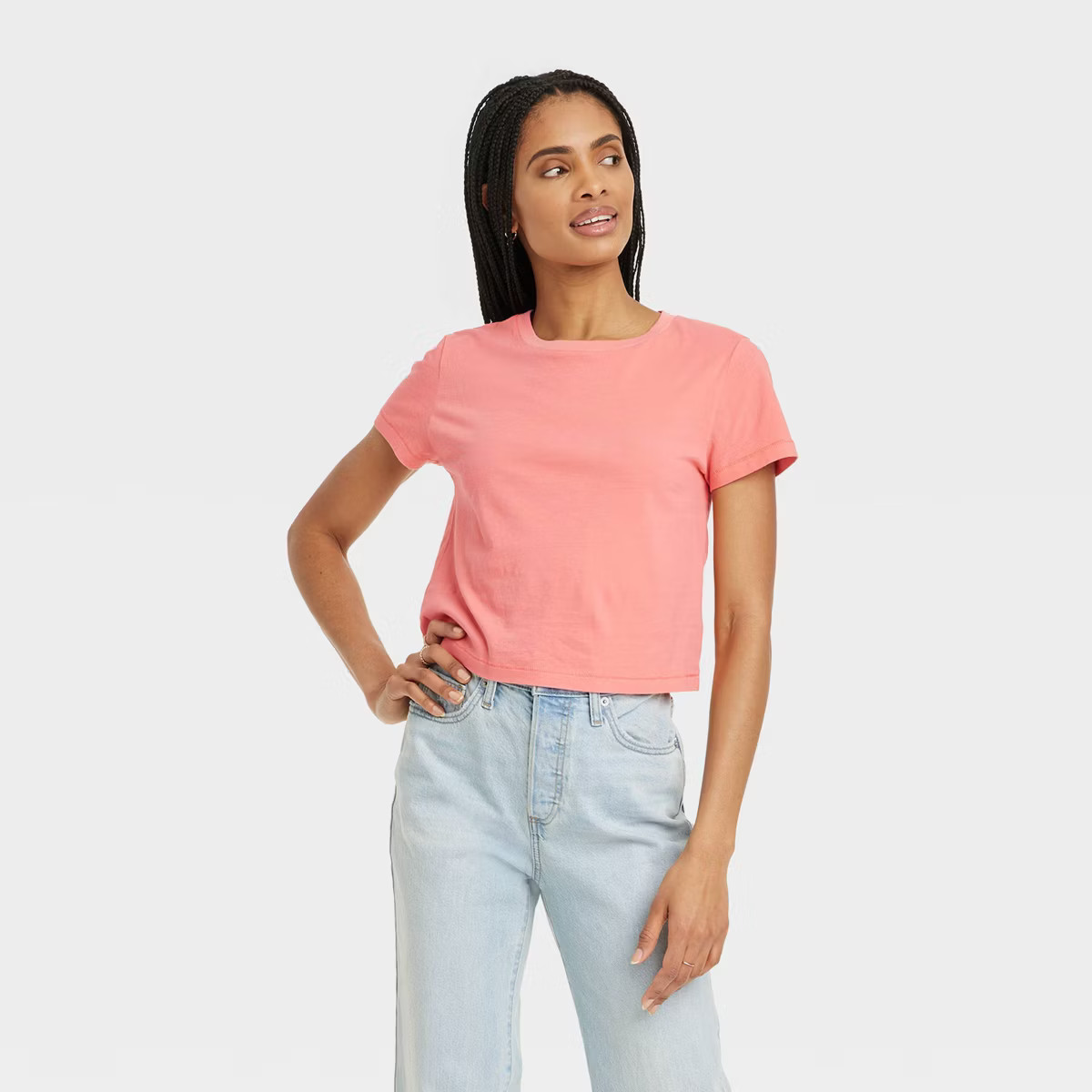 Women's Shrunken Short Sleeve T-Shirt - Universal Thread™ | Target