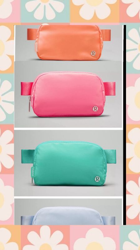 $38 belt bag 
Spring colors!
