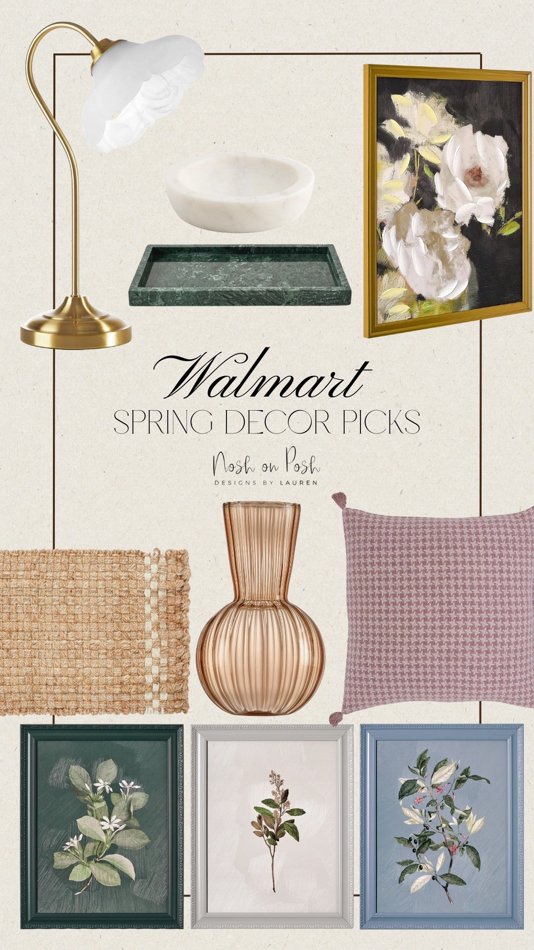 Spring refresh is in full bloom! ✨ These gorgeous Walmart decor finds are perfect for brightening up your space with a touch of elegance and charm. Which piece is your favorite? 🌿 

#SpringDecor #WalmartFinds 
#HomeDecor #InteriorDesign #BudgetFriendlyDecor #SpringRefresh #WalmartHome #CozySpaces #AffordableStyle #DecorLover #InteriorInspo #ChicAndCozy