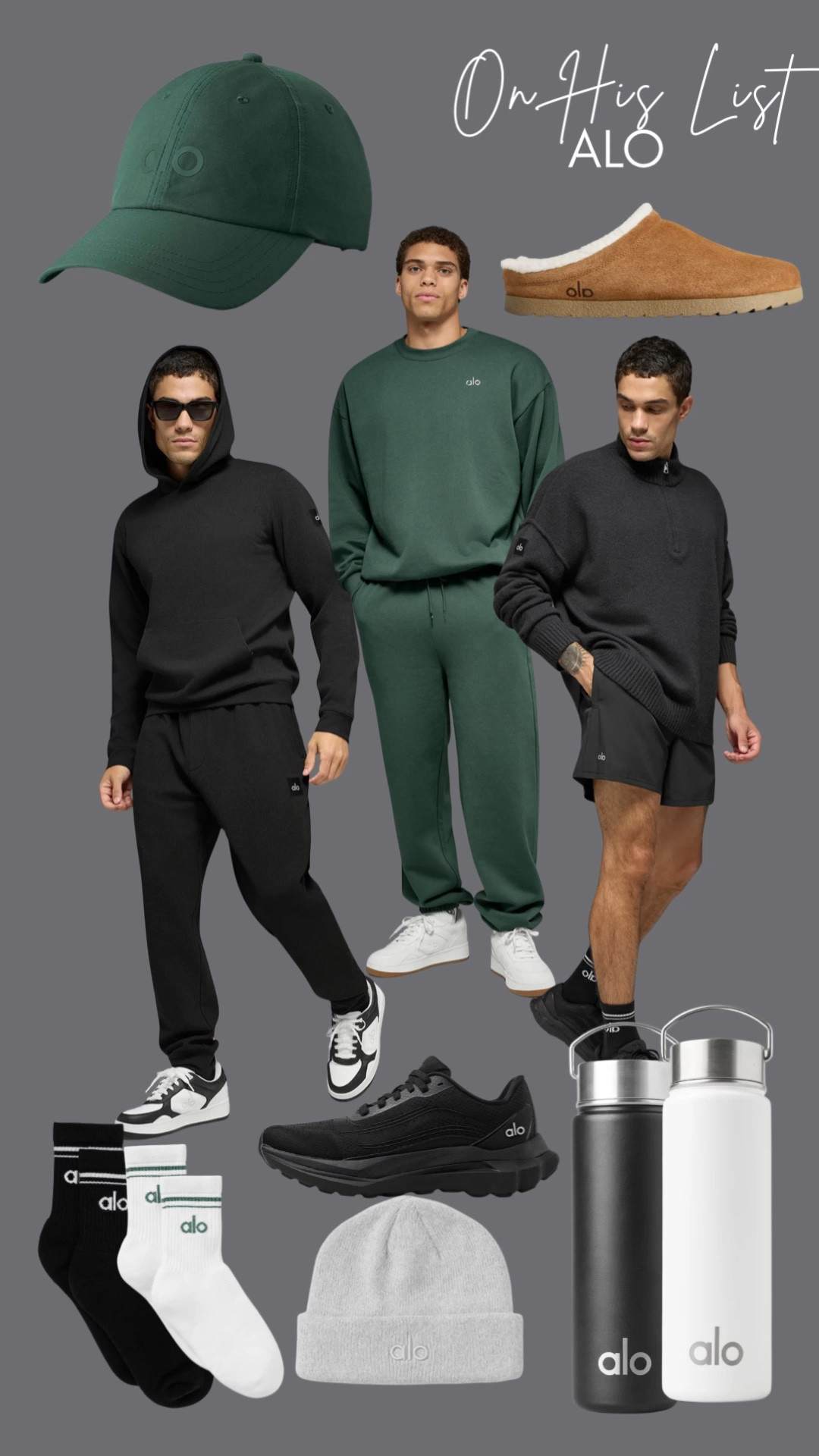 Alo for him? Yes, please! 🙌 You can't go wrong with these premium essentials. Seriously the easiest way to finish up your holiday shopping. Swipe up or tap the link to shop everything from the dark moss crewneck to the iconic recovery slides!

#alo #aloyoga #alomenswear #giftideas #12daysofltk

#LTKHoliday #LTKGiftGuide #LTKMens