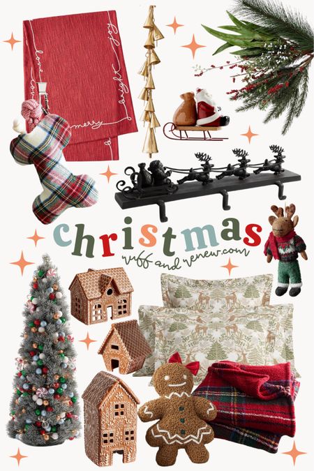Christmas decor / Christmas home / pottery barn / pottery barn Christmas / stocking holder / pet stocking / Christmas bedding / Christmas tree / gingerbread pillow

#LTKGiftGuide #LTKHoliday #LTKSeasonal