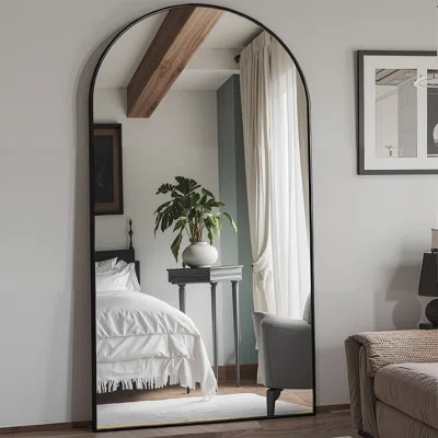 Oversized Arch Floor Mirror with Stand, Wall Mirror | Wayfair North America