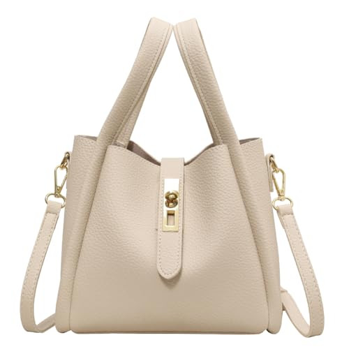 Bucket Bags for Women - Leather Crossbody Bucket Purse Small Handbag Trendy Vintage Shoulder Bag ... | Amazon (US)