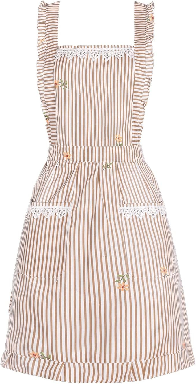 Funny Aprons for Women with Pockets, Kitchen Cooking Grilling Bbq Cute Chef Apron, Mothers Day Bi... | Amazon (US)