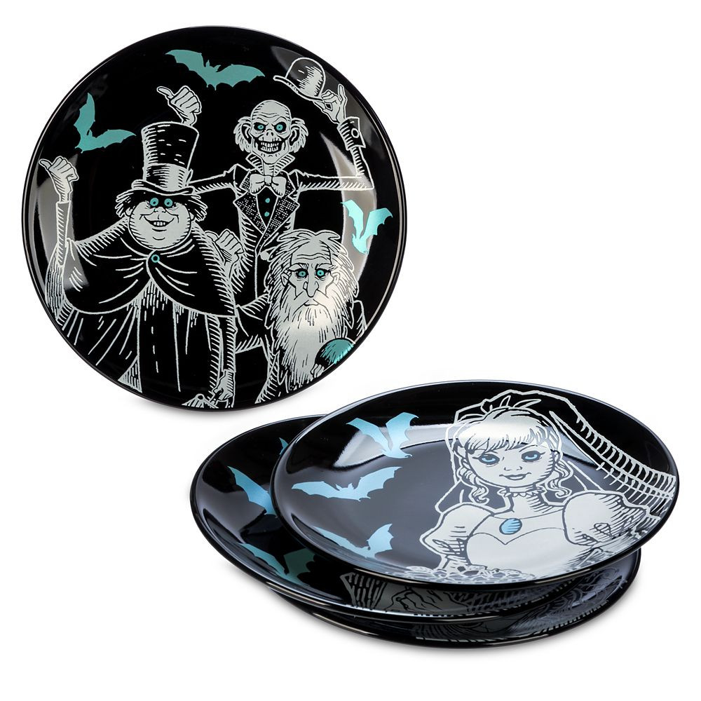 The Haunted Mansion Plate Set | Disney Store