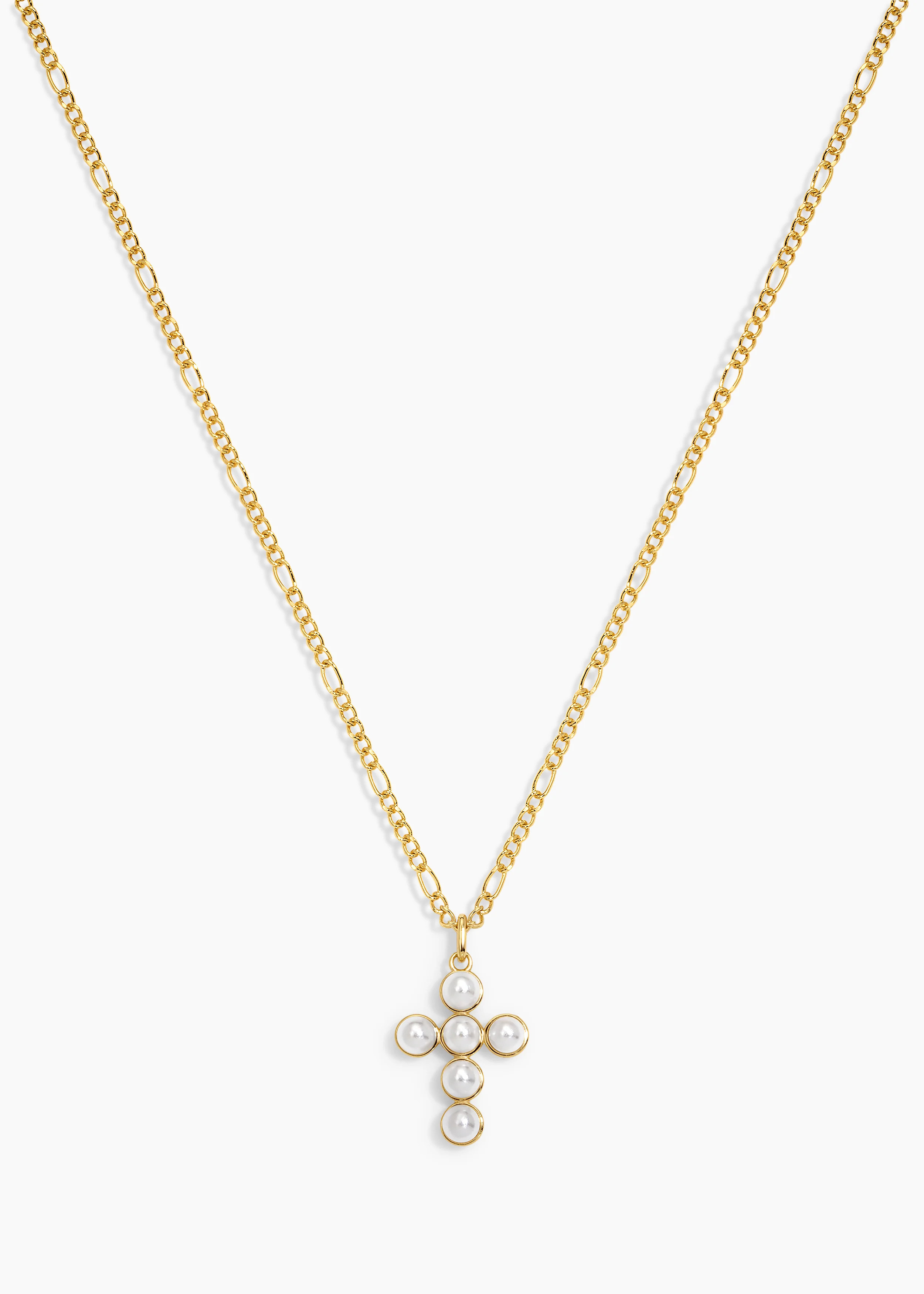 Pearl Cross Necklace | Electric Picks Jewelry