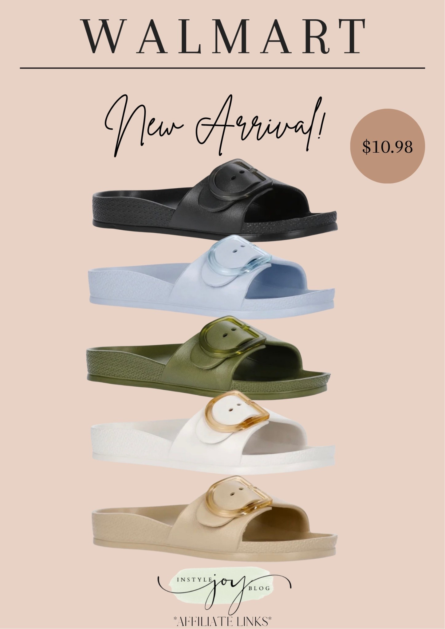 $11 Walmart Time and Tru Women's One Buckle EVA Sandals

#LTKTravel #LTKSwim #LTKSeasonal