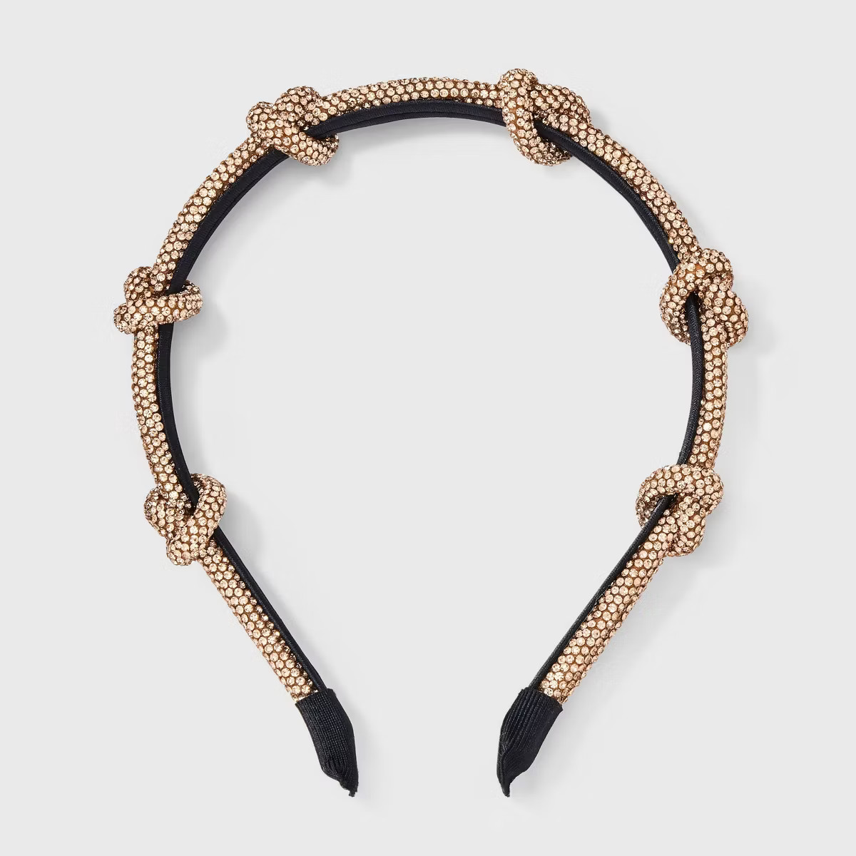 Knotted Rhinestone Headband - A New Day™ Rose Gold | Target