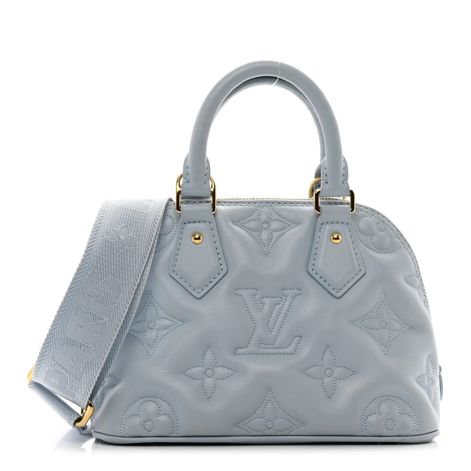 Calfskin Bubblegram Alma BB Ice Blue | FASHIONPHILE (US)