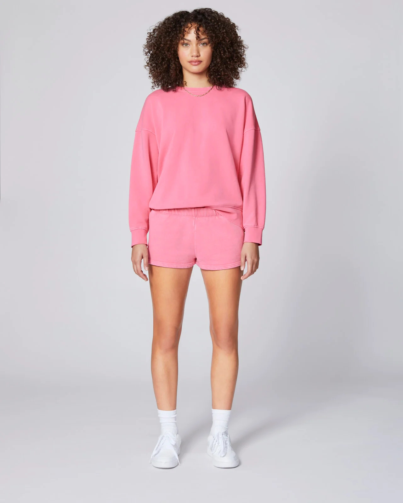 Cozy Crush Mineral Wash Sweat Short | florence by mills fashion