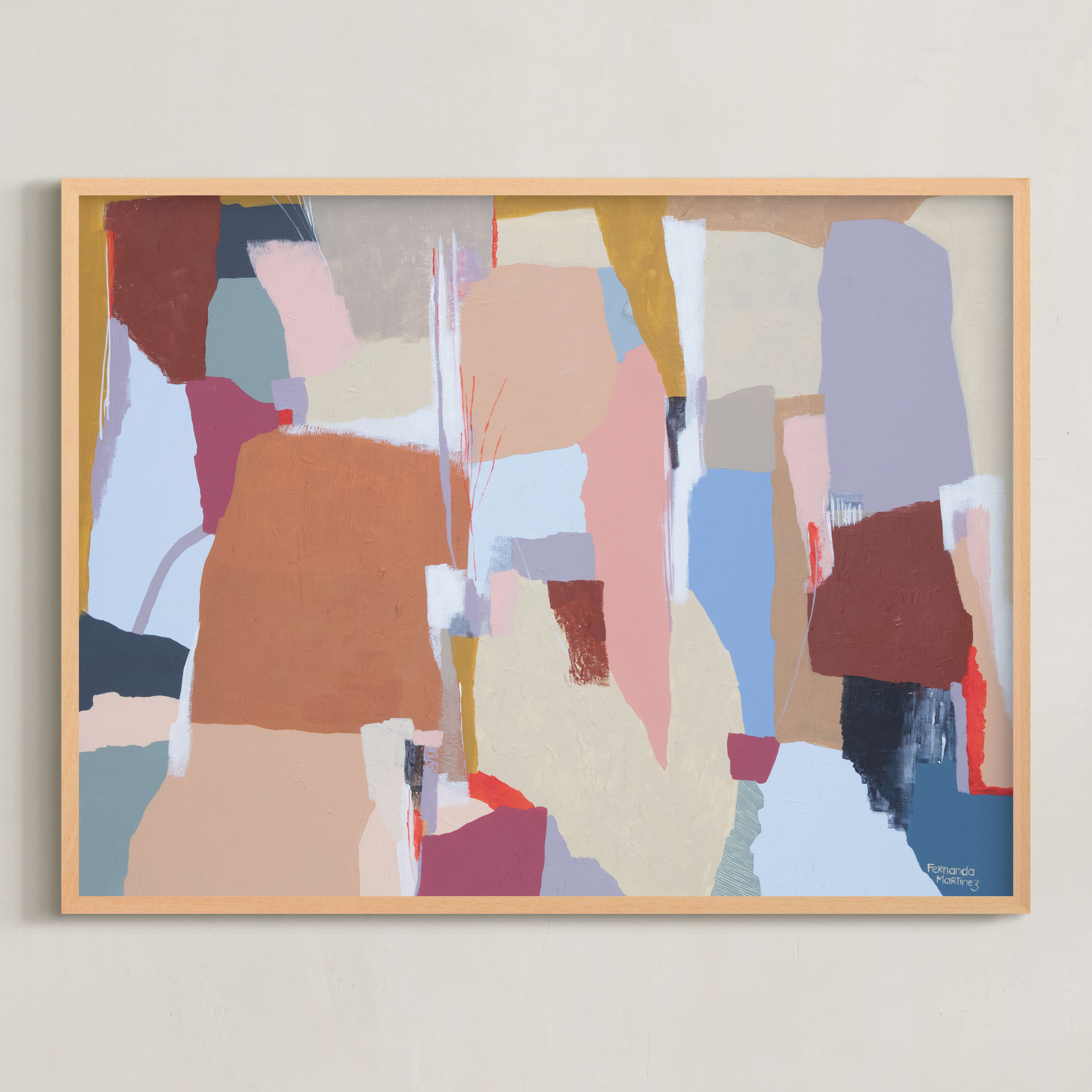 "Everything changes" - Painting Limited Edition Art Print by FERNANDA MARTINEZ. | Minted