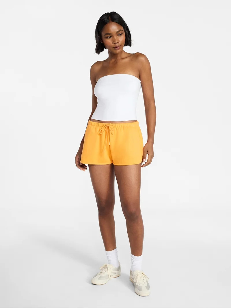 No Boundaries Fleece Dolphin Shorts, 2" Inseam, Women’s XXS-XXL | Walmart (US)