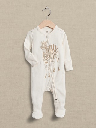 Essential SUPIMA® Footed One-Piece for Baby | Banana Republic (US)