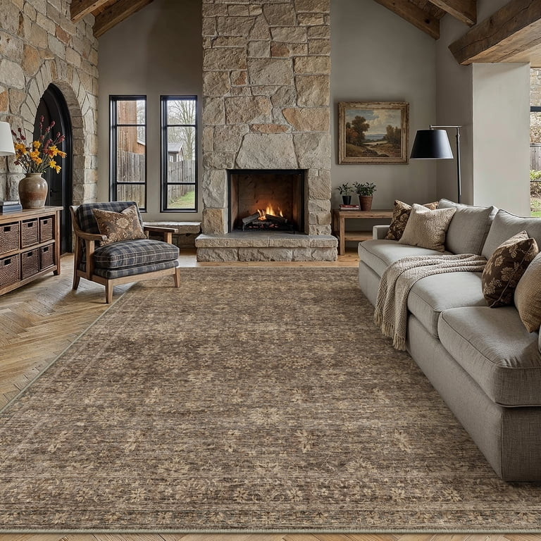 BERTHMEER 8'x10' Area Rugs for Living Room Bedroom Office Dining Room Farmhouse Oriental Non Slip... | Walmart (US)