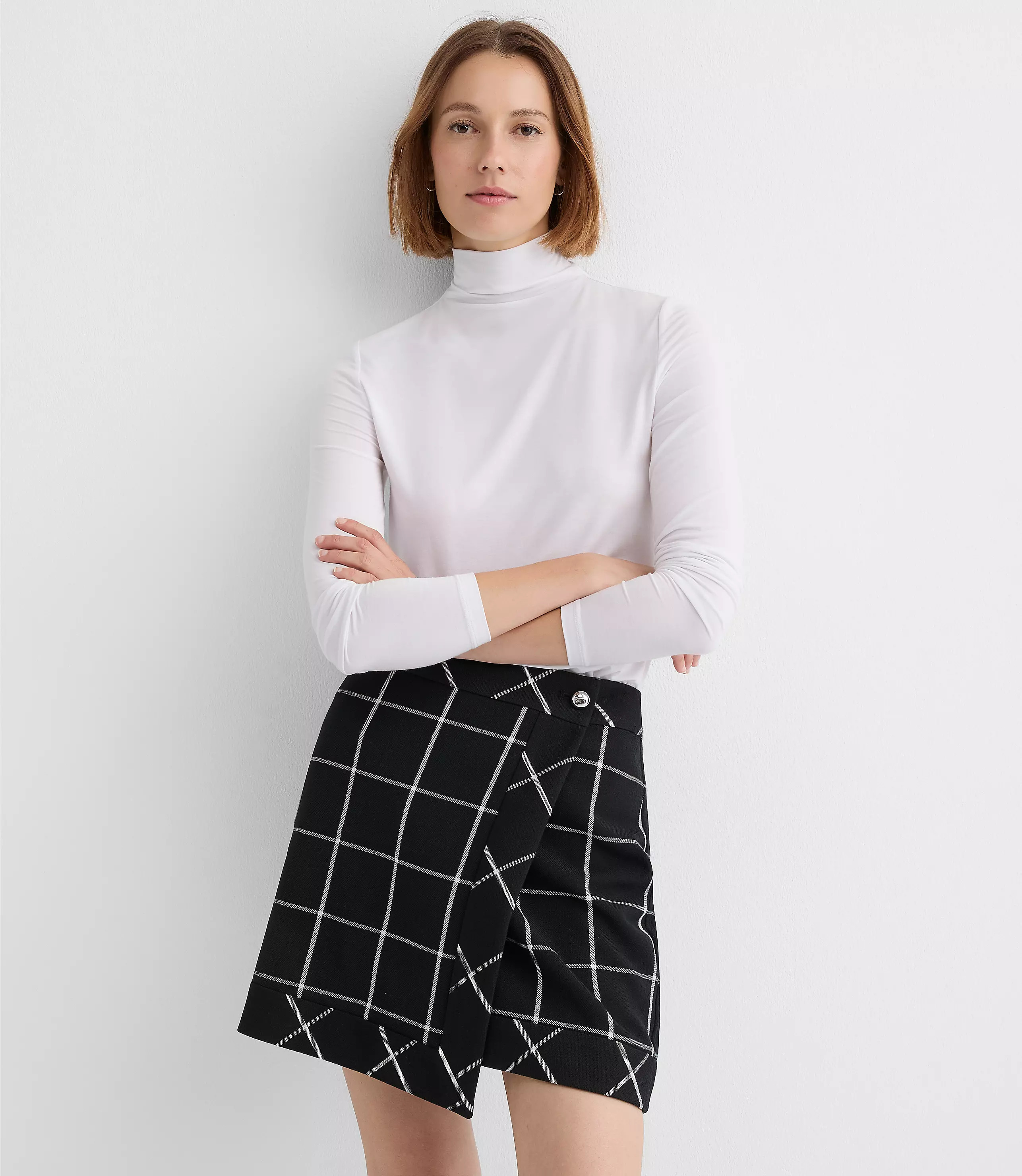 Modal Turtleneck Top | LOFT