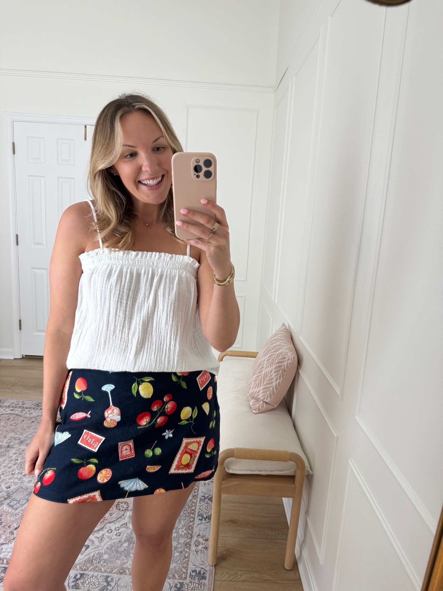 Vacation outfit - skort - large bottoms and med top