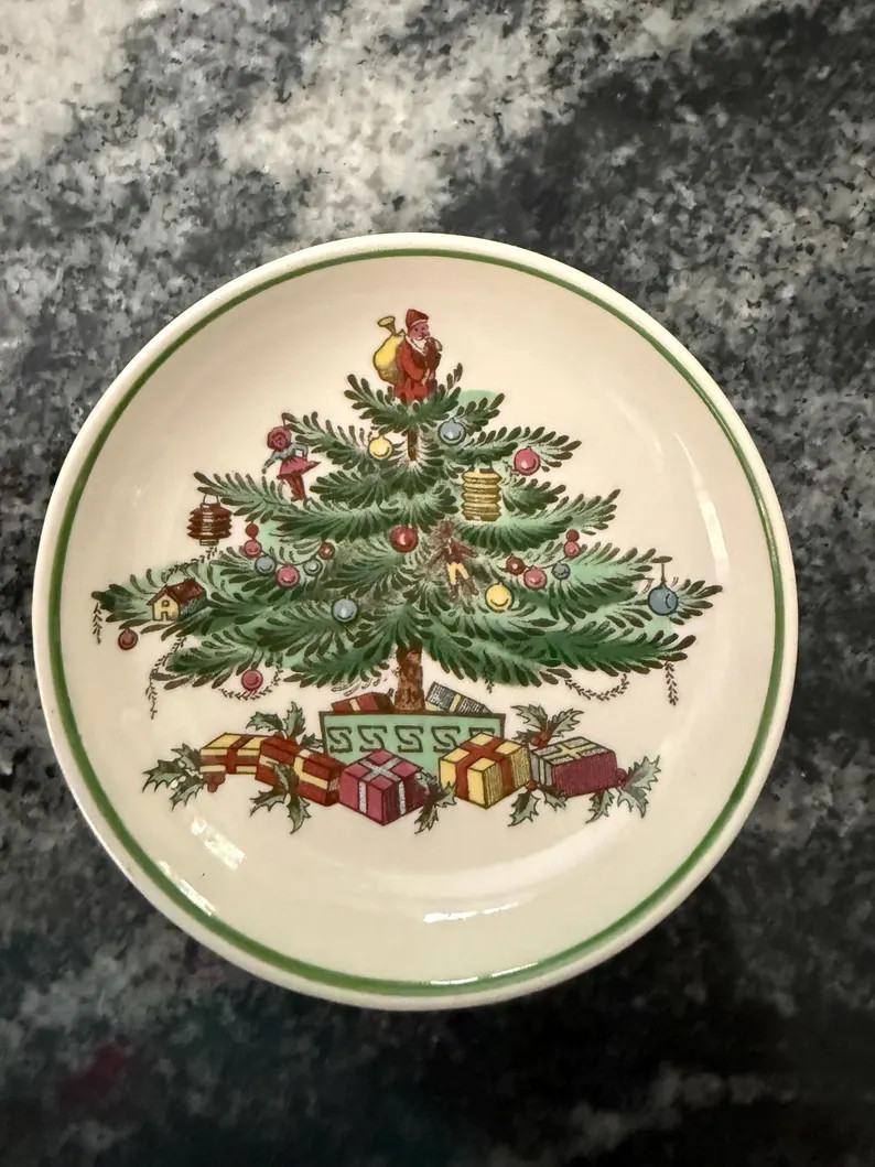 Spode Christmas Butter Pat | Etsy (Global)
