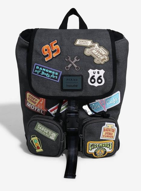 Loungefly Disney Pixar Cars Radiator Springs Patches Mini Backpack - BoxLunch Exclusive | BoxLunch