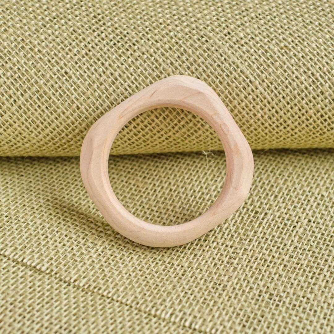 Maple Wood Teether - UNFINISHED - Etsy | Etsy (US)