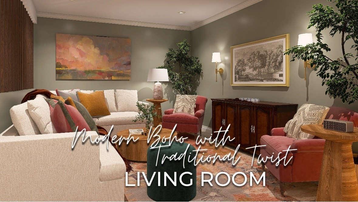 Designed by Brandy
Modern Boho w/ Traditional Twist Living Room 

#LTKmomlife #LTKHome #LTKSeasonal
