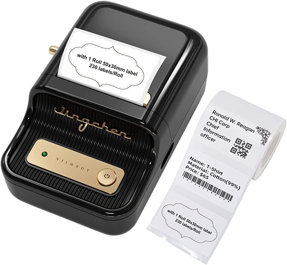 NIIMBOT B21 Inkless Label Maker | Portable Thermal Label Printer | for Clothing, Address, Busines... | Amazon (US)