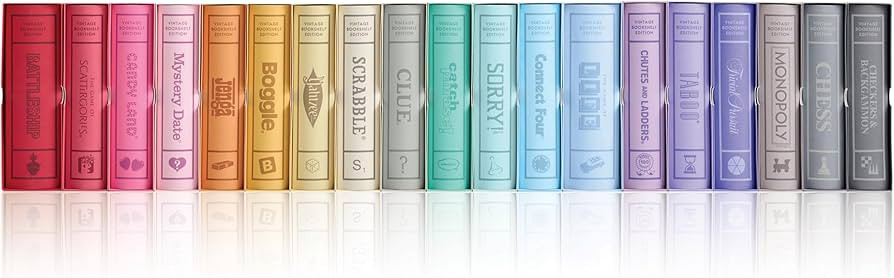 WS Game Company Complete Collection of 19 Vintage Bookshelf Board Games | Amazon (US)