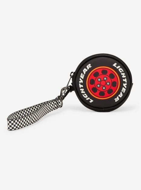 Loungefly Disney Pixar Cars Lightning McQueen Tire Figural Wristlet Coin Purse - BoxLunch Exclusi... | BoxLunch