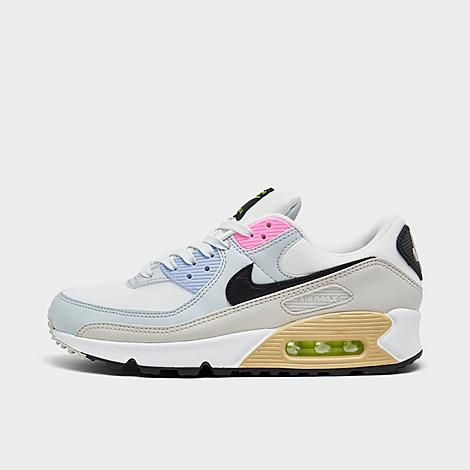 Nike Women's Air Max 90 Casual Shoes in White/Summit White Size 5.0 Leather | Finish Line (US)